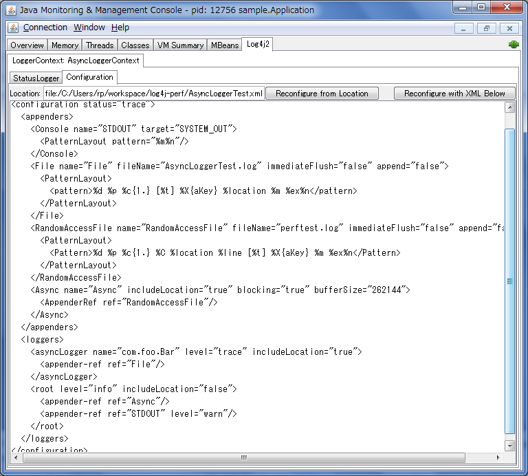 jmx jconsole editconfig